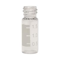 1.8 mL Clear Screw Graduated Wide Mouth Vial (100/pk)